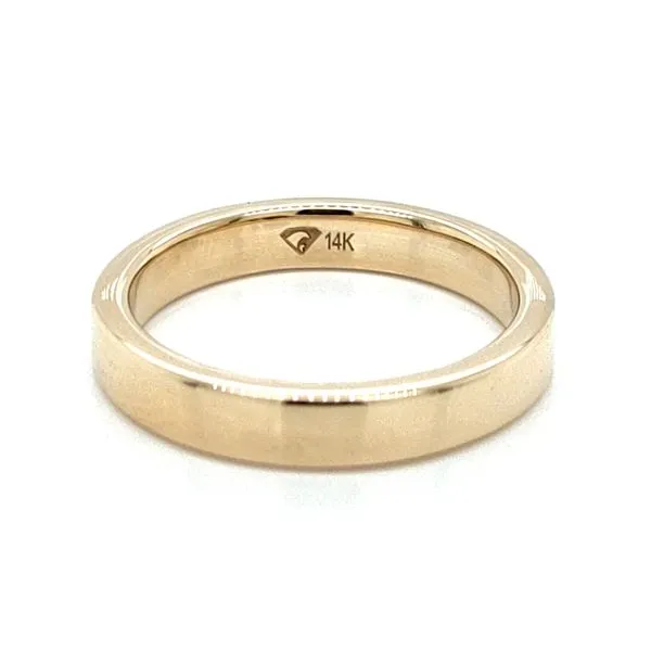 BLUE WATER OYSTER BLUE DIAMOND WEDDING BAND Image 2 Blue Water Jewelers Saint Augustine, FL