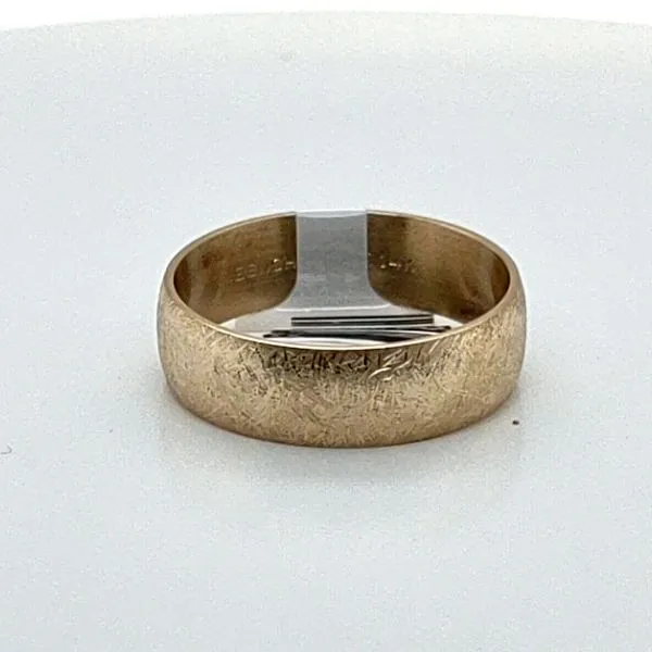 Yellow Gold Wedding Band Blue Water Jewelers Saint Augustine, FL