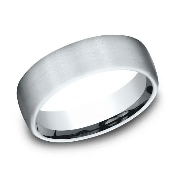 White Gold Wedding Band Blue Water Jewelers Saint Augustine, FL