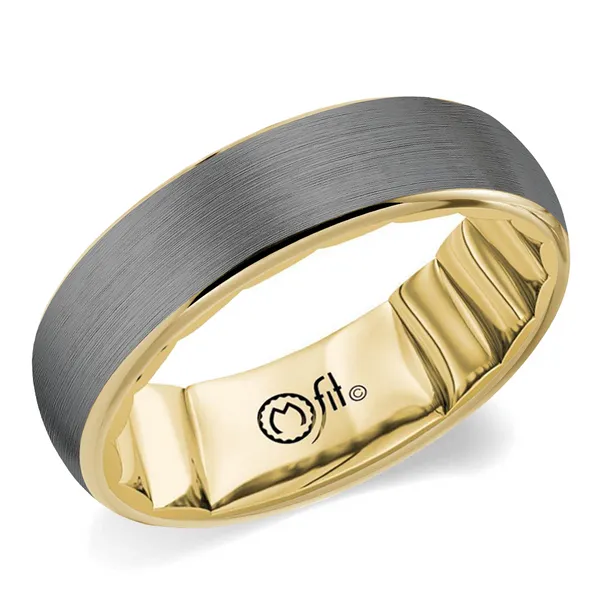 TANTALUM AND GOLD WEDDING BAND - MEN'S Blue Water Jewelers Saint Augustine, FL