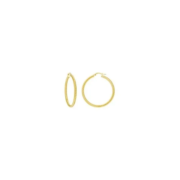 GOLD HOOP EARRINGS Blue Water Jewelers Saint Augustine, FL