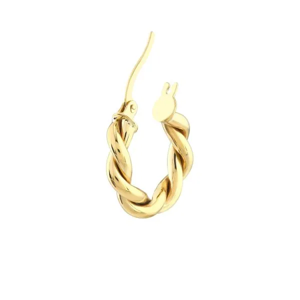 GOLD HOOP EARRINGS Image 2 Blue Water Jewelers Saint Augustine, FL