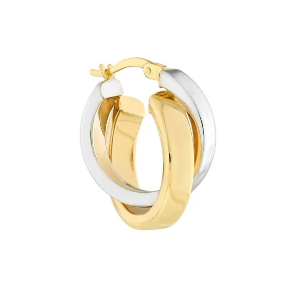 Gold Hoop Earrings Image 2 Blue Water Jewelers Saint Augustine, FL
