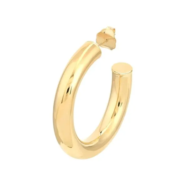 Gold Hoop Earrings Image 3 Blue Water Jewelers Saint Augustine, FL