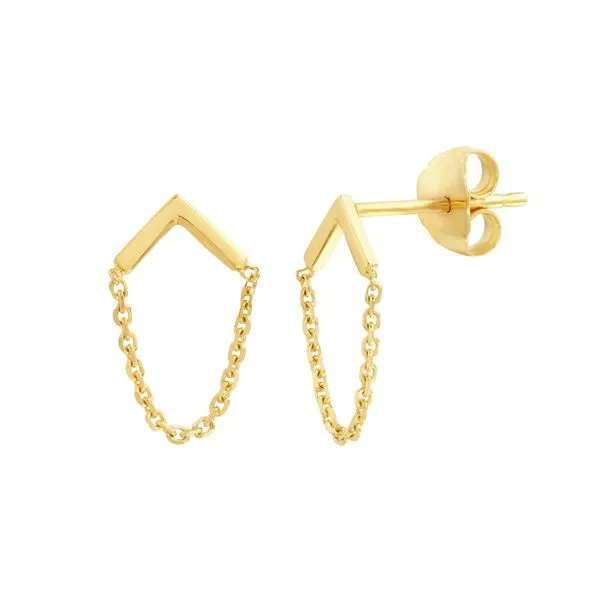 Gold Earrings Blue Water Jewelers Saint Augustine, FL