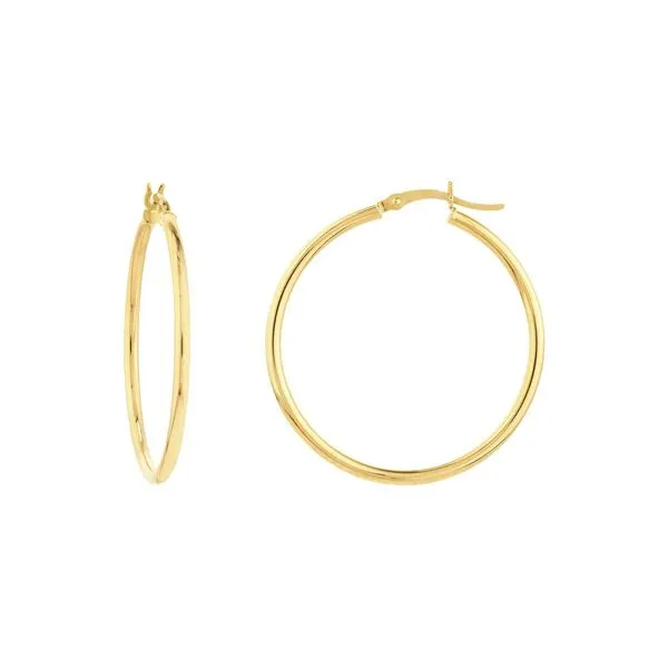 Gold Hoop Earrings Blue Water Jewelers Saint Augustine, FL