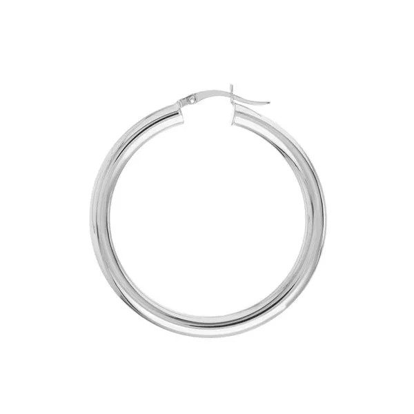 Gold Hoop Earrings Image 3 Blue Water Jewelers Saint Augustine, FL
