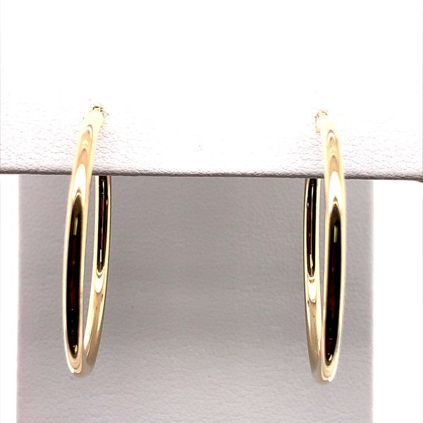 Gold Hoop Earrings Image 2 Blue Water Jewelers Saint Augustine, FL