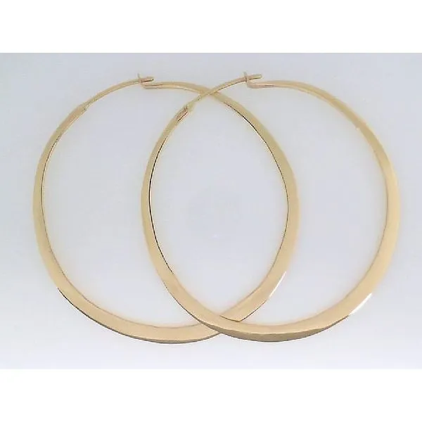 Gold Hoops Image 2 Blue Water Jewelers Saint Augustine, FL