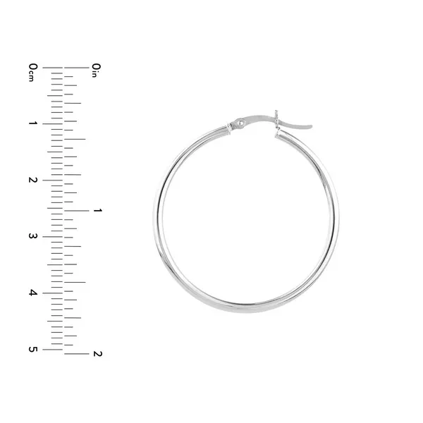 GOLD HOOP EARRINGS Image 3 Blue Water Jewelers Saint Augustine, FL