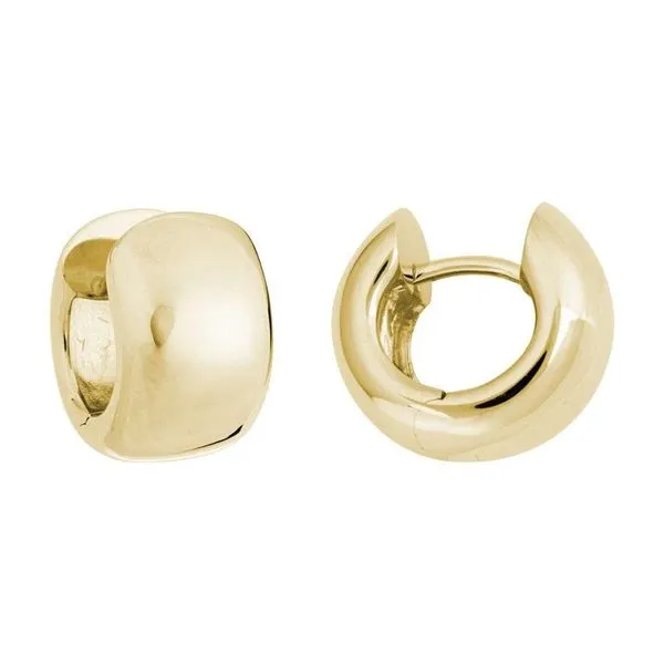 GOLD HUGGIE EARRINGS Blue Water Jewelers Saint Augustine, FL