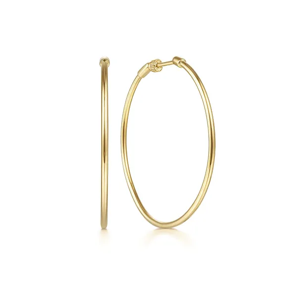 GOLD HOOP EARRINGS Blue Water Jewelers Saint Augustine, FL