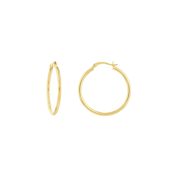 GOLD HOOP EARRINGS Blue Water Jewelers Saint Augustine, FL