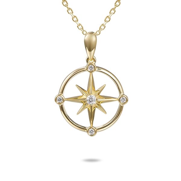Compass Pendant Blue Water Jewelers Saint Augustine, FL
