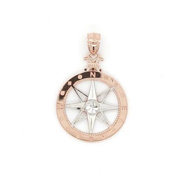 Compass Pendant Image 2 Blue Water Jewelers Saint Augustine, FL