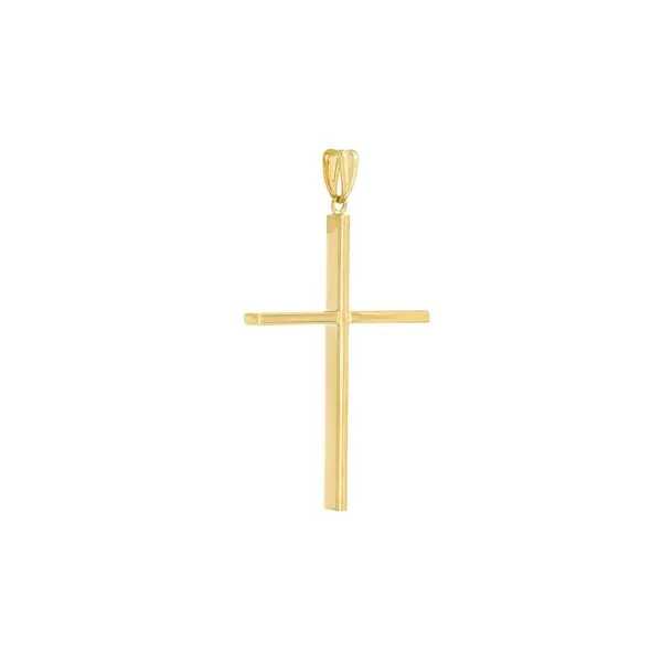 Gold Cross Pendant Image 2 Blue Water Jewelers Saint Augustine, FL