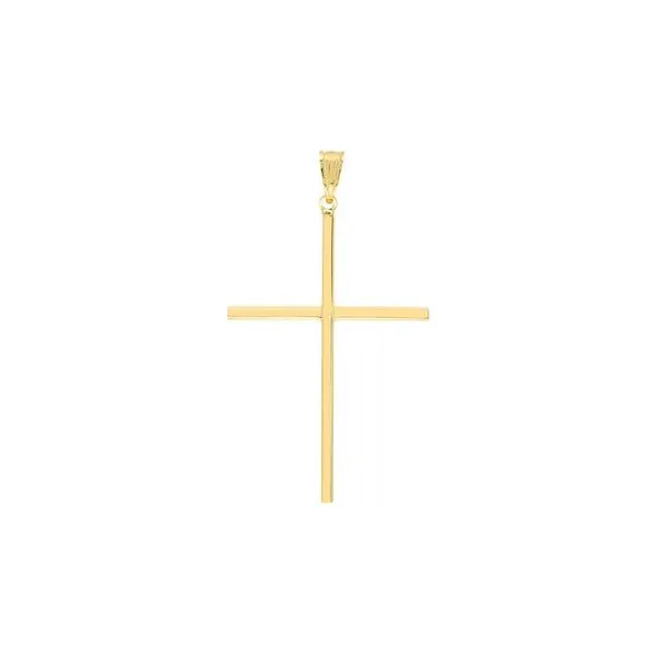 Gold Cross Pendant Blue Water Jewelers Saint Augustine, FL