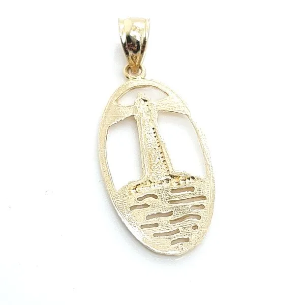 GOLD LIGHTHOUSE PENDANT Image 2 Blue Water Jewelers Saint Augustine, FL