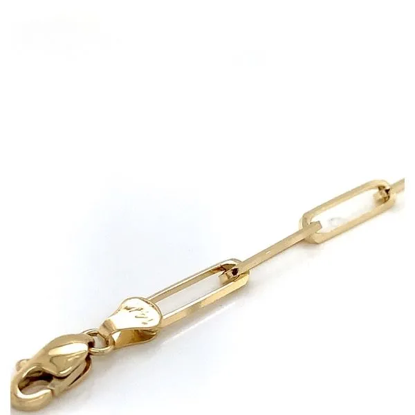 Gold Paper Clip Bracelet Blue Water Jewelers Saint Augustine, FL