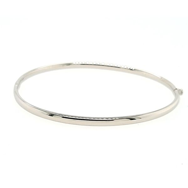 WHITE GOLD BANGLE BRACELET Blue Water Jewelers Saint Augustine, FL