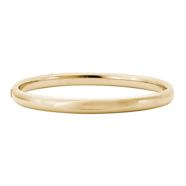 YELLOW GOLD WIDE BANGLE Blue Water Jewelers Saint Augustine, FL