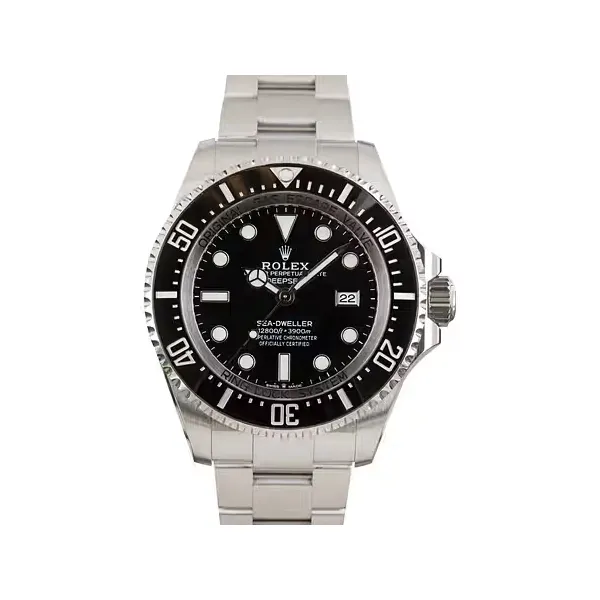 PREOWNED ROLEX SEA-DWELLER DEEPSEA BLACK DIAL 44MM Blue Water Jewelers Saint Augustine, FL