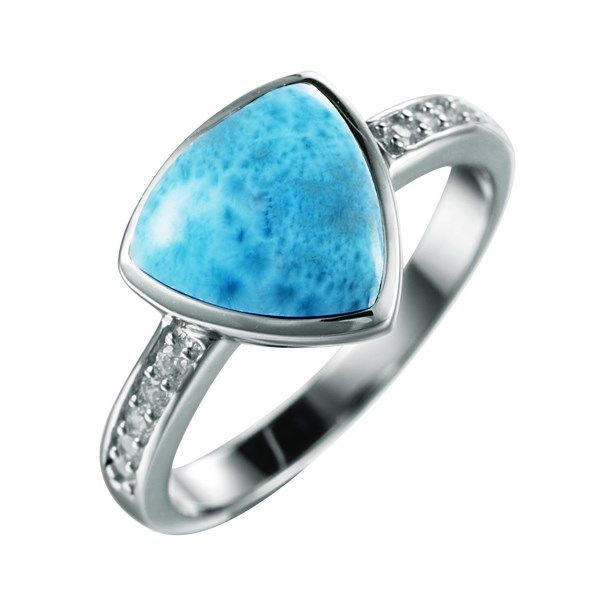 Larimar Ring Blue Water Jewelers Saint Augustine, FL