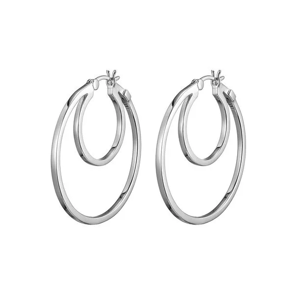 Double Hoop Earrings Blue Water Jewelers Saint Augustine, FL