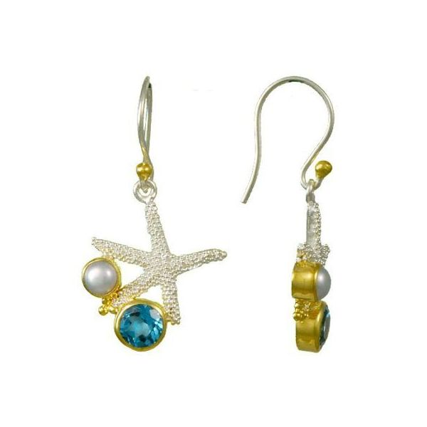 Starfish Earrings Blue Water Jewelers Saint Augustine, FL