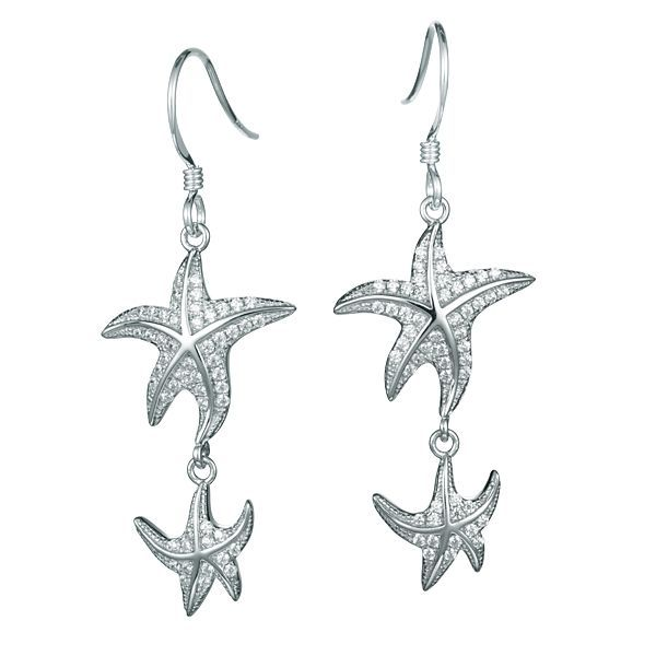 Starfish Earrings Blue Water Jewelers Saint Augustine, FL