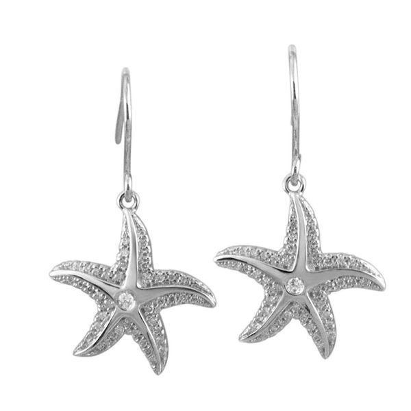 Starfish Dangle Earrings Blue Water Jewelers Saint Augustine, FL