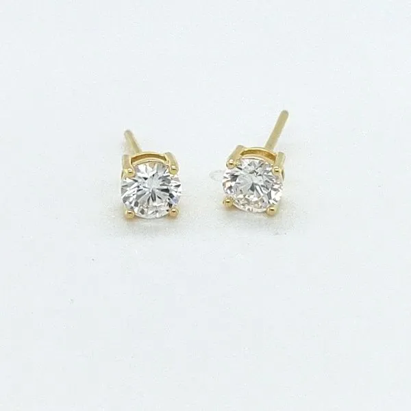 Simulated Diamond Stud Earring Blue Water Jewelers Saint Augustine, FL
