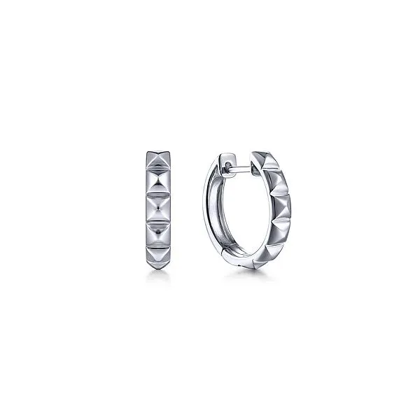 Silver Huggie Earrings Blue Water Jewelers Saint Augustine, FL