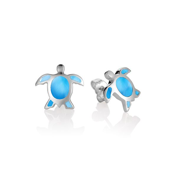 SILVER TURTLE EARRINGS Blue Water Jewelers Saint Augustine, FL