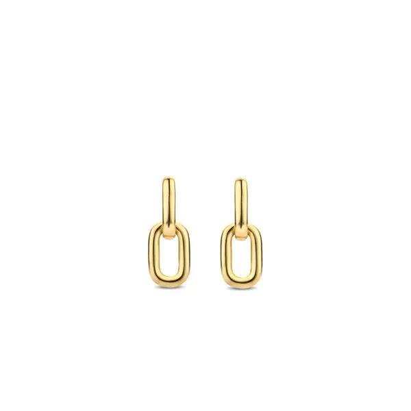 TI SENTO SILVER LINK EARRINGS Image 2 Blue Water Jewelers Saint Augustine, FL