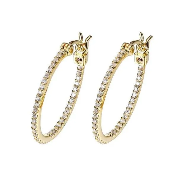 ELLE Silver Hoop  Earring Blue Water Jewelers Saint Augustine, FL