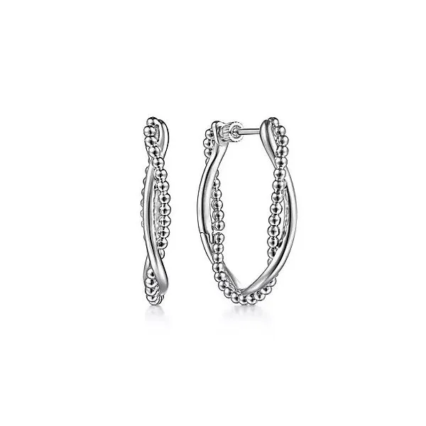 BUJUKAN SILVER HOOP EARRINGS Blue Water Jewelers Saint Augustine, FL