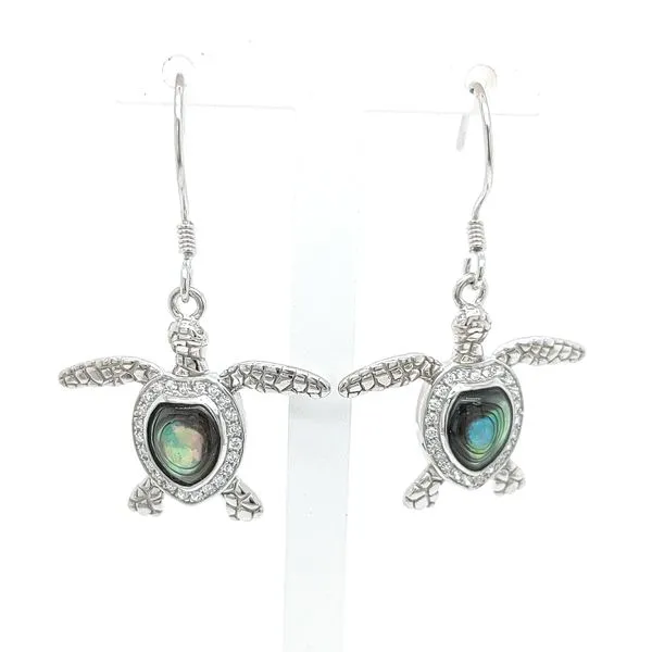 SILVER ABALONE EARRINGS Blue Water Jewelers Saint Augustine, FL