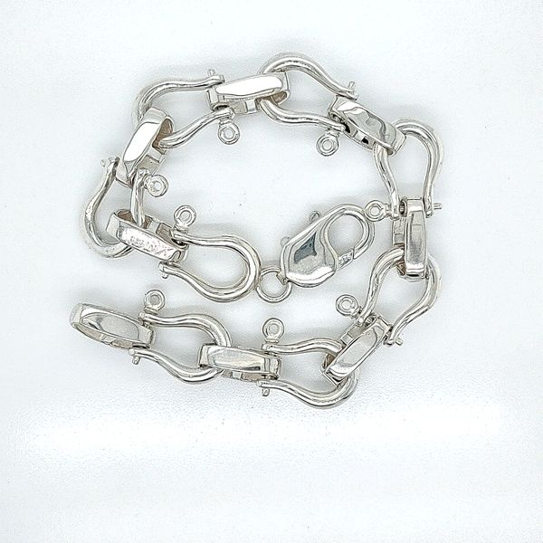 Silver Shackle Bracelet Image 3 Blue Water Jewelers Saint Augustine, FL