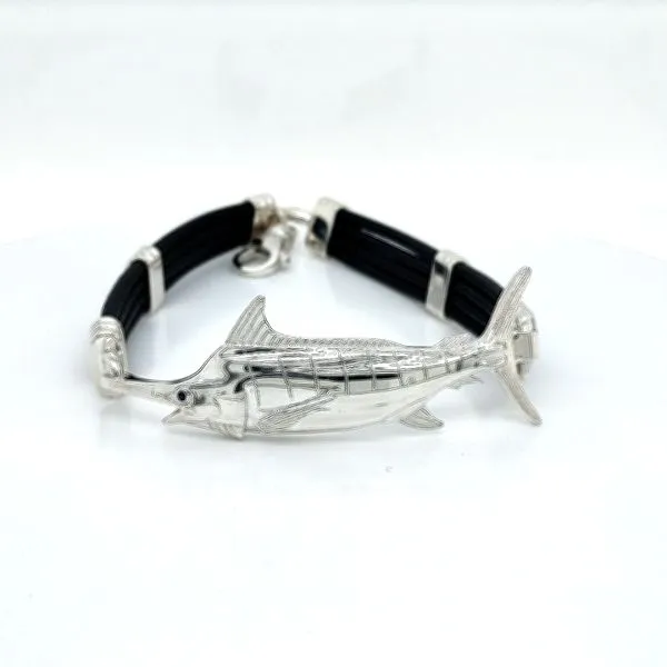 Silver Marlin Bracelet Image 2 Blue Water Jewelers Saint Augustine, FL