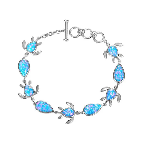 SILVER OPAL TURTLE BRACELET Blue Water Jewelers Saint Augustine, FL