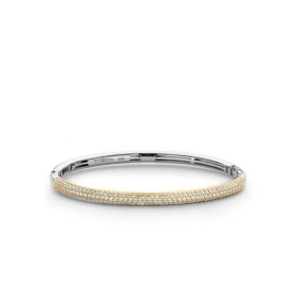 TISENTO PAVE BANGLE Blue Water Jewelers Saint Augustine, FL