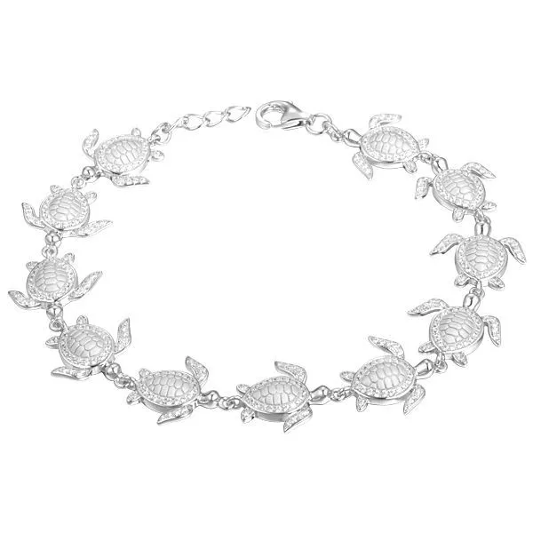 Silver Turtle Bracelet Blue Water Jewelers Saint Augustine, FL
