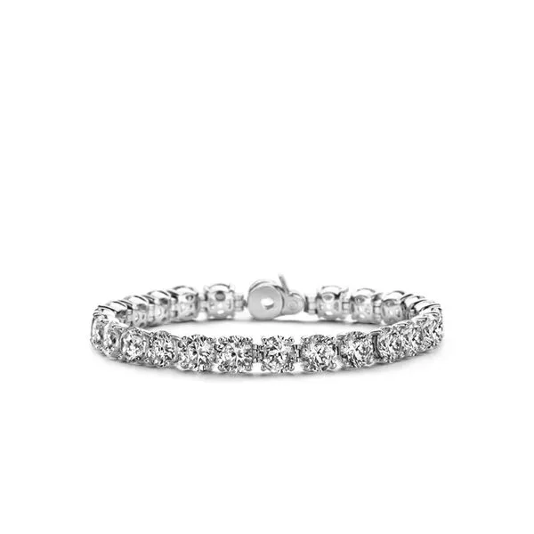 Silver Zirconia Bracelet Blue Water Jewelers Saint Augustine, FL