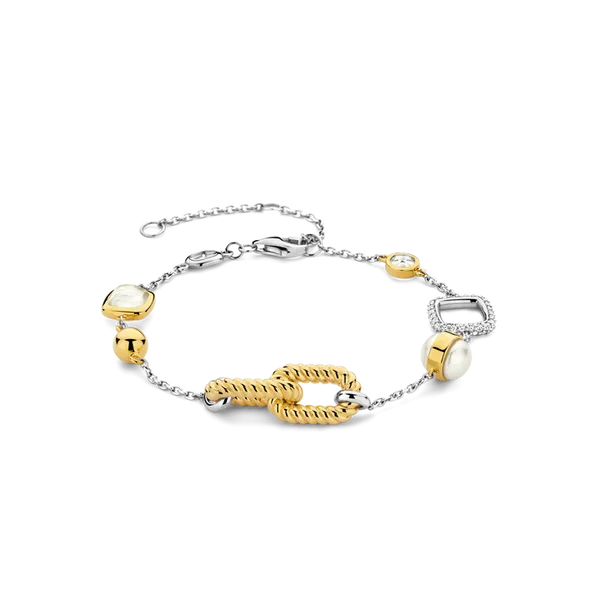 SILVER COMBO CHARM BRACELET Blue Water Jewelers Saint Augustine, FL