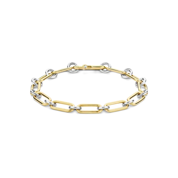 TI SENTO GOLD-PLATED SILVER CHAIN LINK BRACELET Blue Water Jewelers Saint Augustine, FL