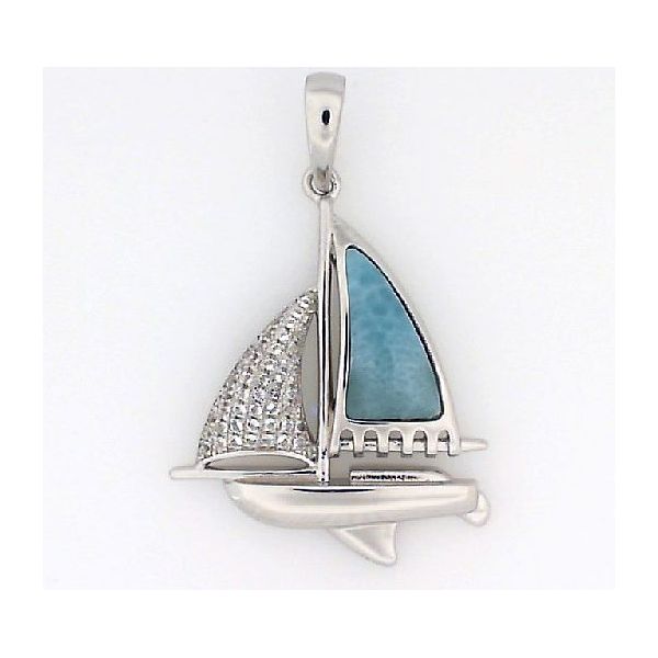 Silver Pendant Blue Water Jewelers Saint Augustine, FL
