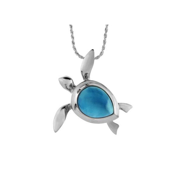 Silver Pendant Blue Water Jewelers Saint Augustine, FL