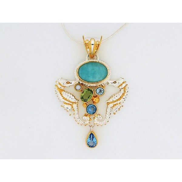 Silver Pendant Blue Water Jewelers Saint Augustine, FL