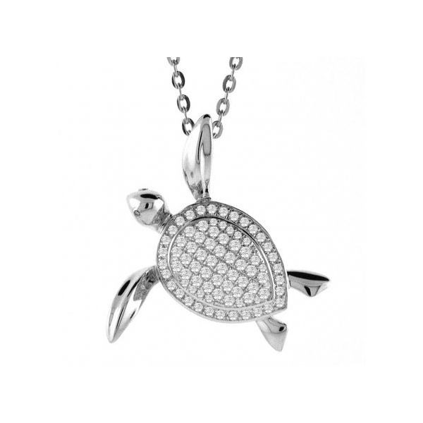 Ala Sterling Silver Silver Pendant Blue Water Jewelers Saint Augustine, FL